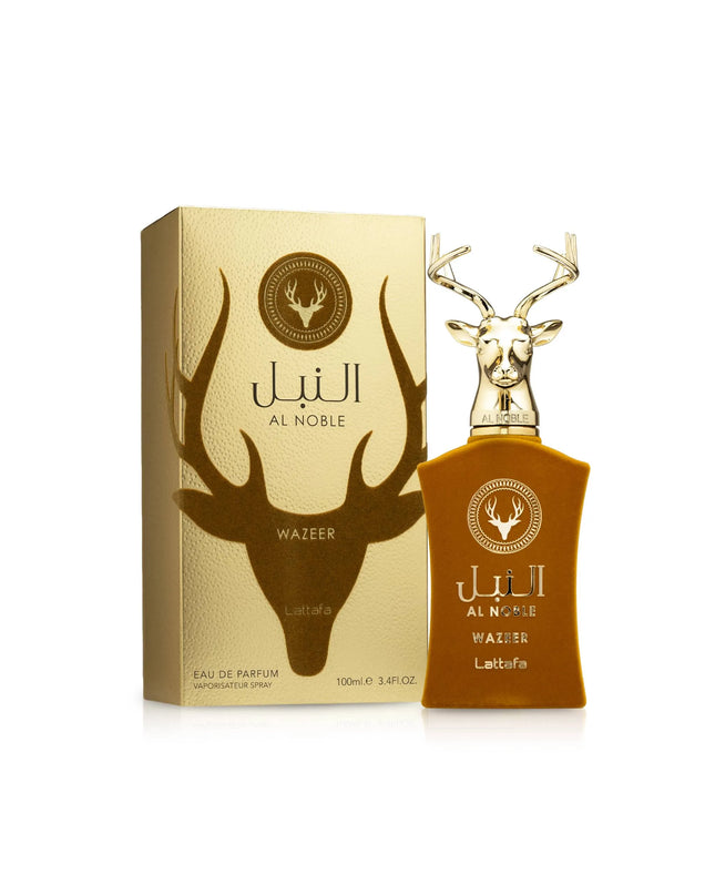 Al Noble Wazeer by Lattafa – Elegant Perfume with Box Packaging (100ml Eau de Parfum)