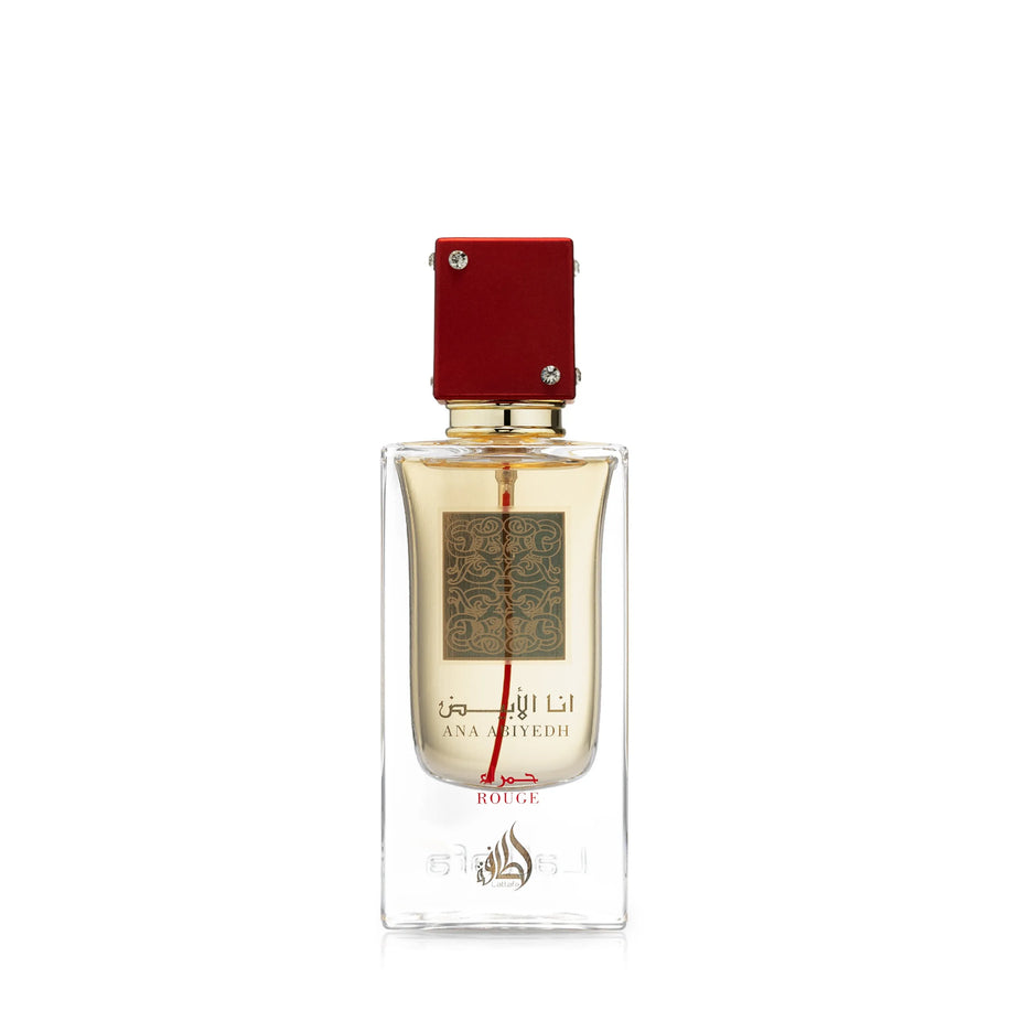 Ana Abiyedh Rouge by Lattafa - Elegant Amber & Floral Scent Bottle (60ml EDP)