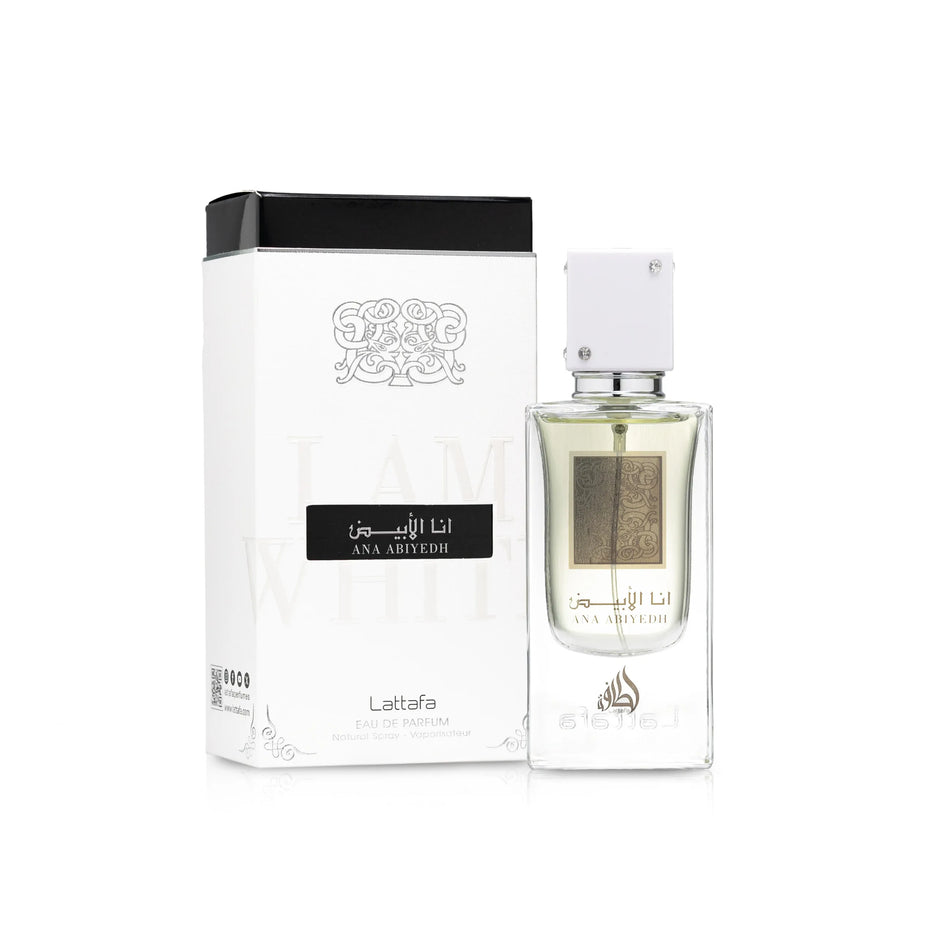 Ana Abiyedh by Lattafa - Elegant Perfume with Box Packaging (60ml Eau de Parfum)