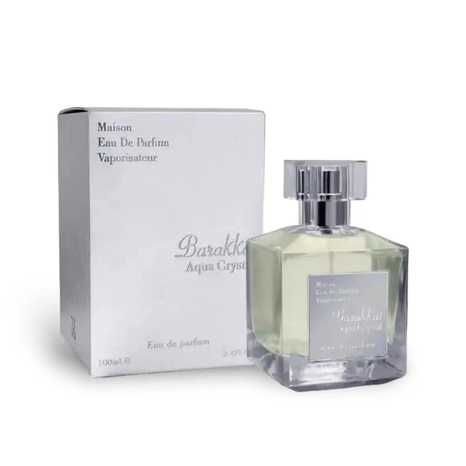 Barakkat Aqua Crystal by Fragrance World - Premium Perfume with Box Packaging