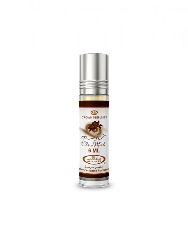 Choco Musk by Al Rehab – Sweet Chocolate & Vanilla Perfume Oil Bottle (6ml)