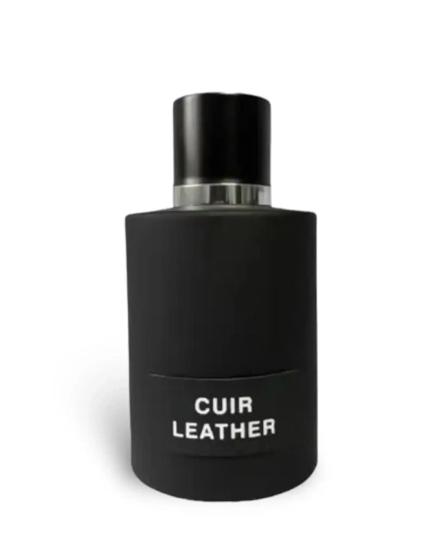 Cuir Leather by Fragrance World - Intense Leather & Woody Scent Bottle (100ml EDP)