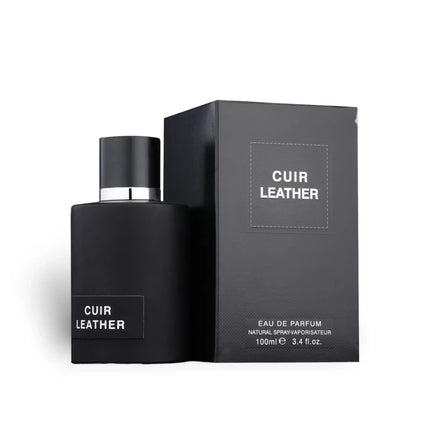 Cuir Leather by Fragrance World - Elegant Perfume with Box Packaging (100ml Eau de Parfum)