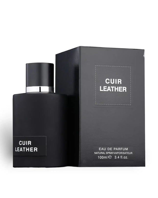 Cuir Leather by Fragrance World - Elegant Perfume with Box Packaging (100ml Eau de Parfum)