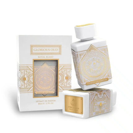 Glorious Oud Royal Blanc by French Avenue - Luxurious Perfume with Box Packaging (80ml Extrait De Parfum)