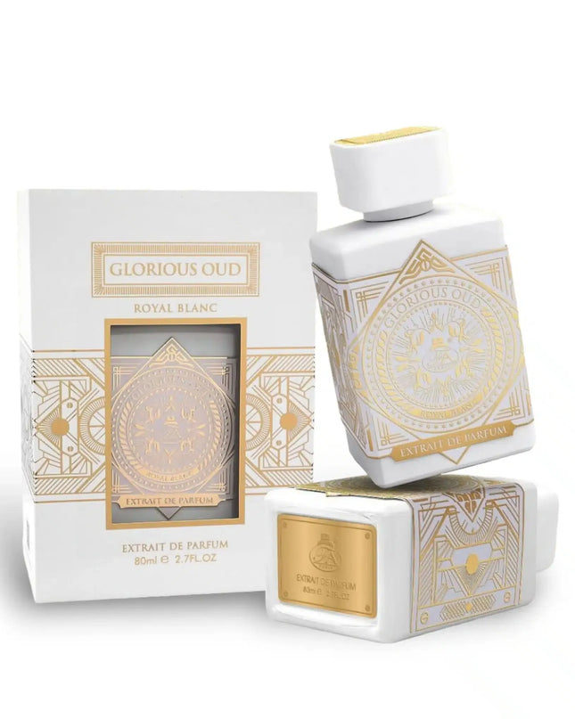 Glorious Oud Royal Blanc by French Avenue - Luxurious Perfume with Box Packaging (80ml Extrait De Parfum)