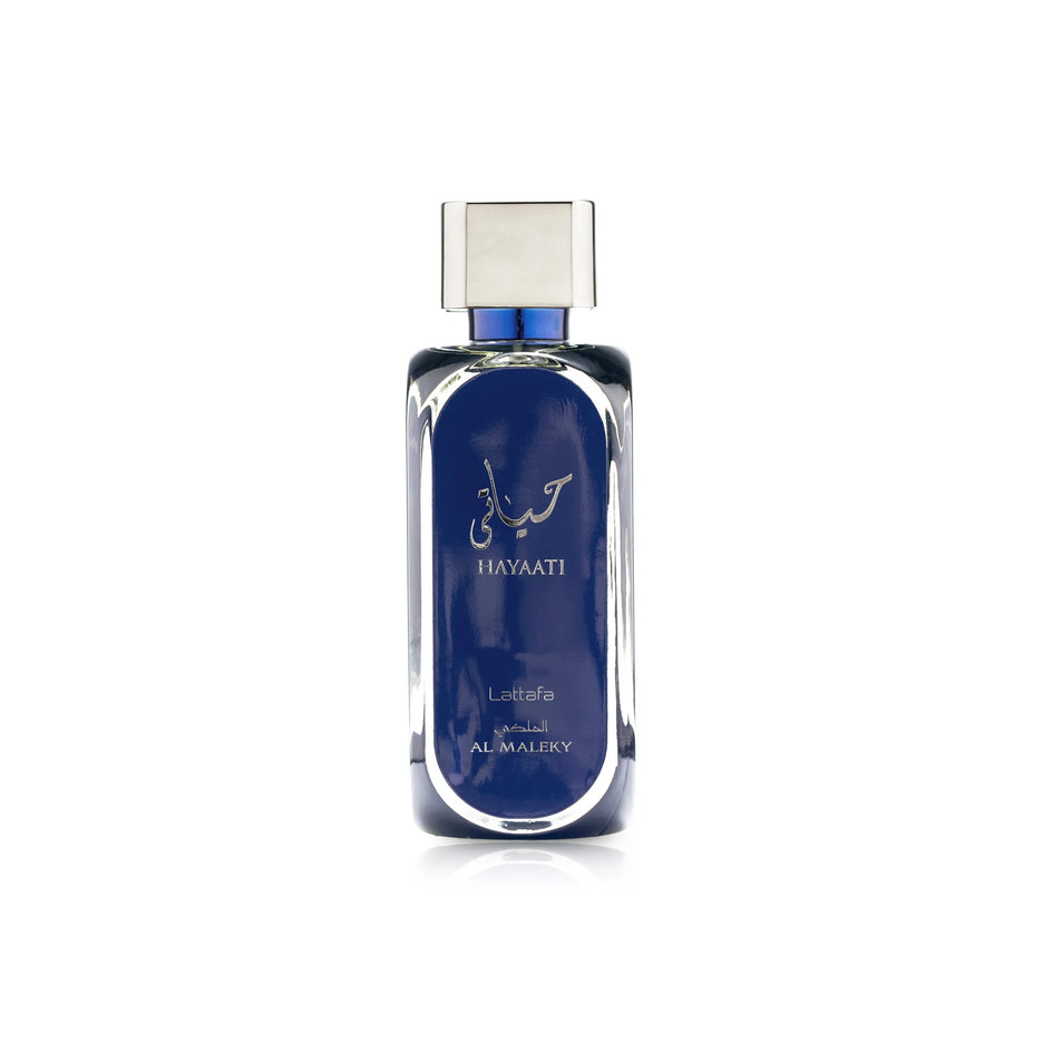 Hayaati Al Maleky by Lattafa - Luxurious Woody & Amber Scent Bottle