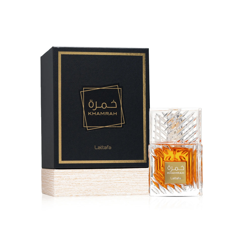 Khamrah by Lattafa - Luxurious Perfume with Box Packaging (100ml Eau de Parfum)