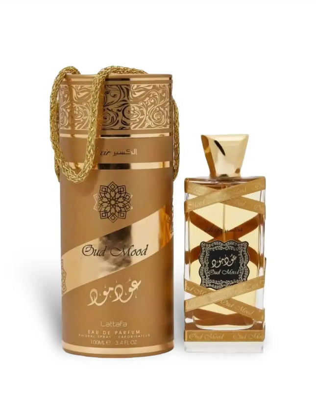 Oud Mood Elixir by Lattafa – Luxurious Perfume with Box Packaging (100ml Eau de Parfum)