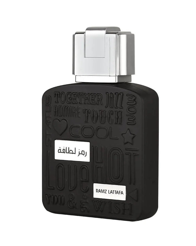 Ramz Lattafa Silver by Lattafa – Fresh Citrus & Musky Scent Bottle (100ml EDP)