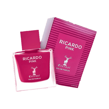 Ricardo Pink by Eternal - Sweet Floral & Fruity Scent Bottle (100ml EDP)