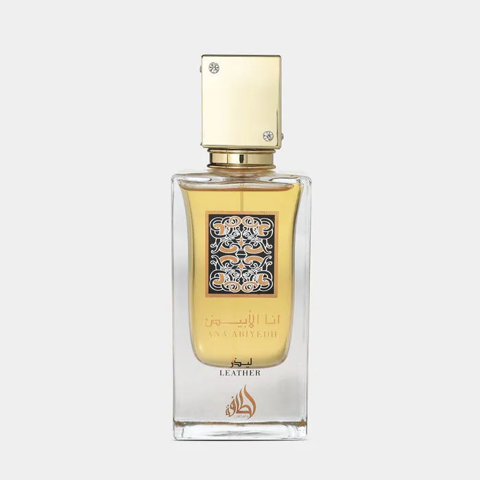 Ana Abiyedh Leather by Lattafa - Intense Leather & Woody Scent Bottle (60ml EDP)