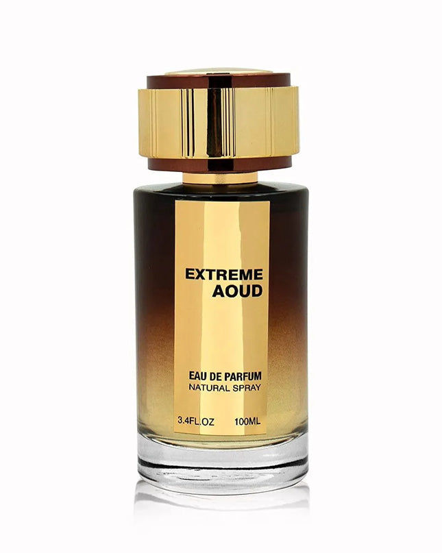 Extreme Aoud by Fragrance World - Deep Oud & Spicy Scent Bottle (100ml EDP)